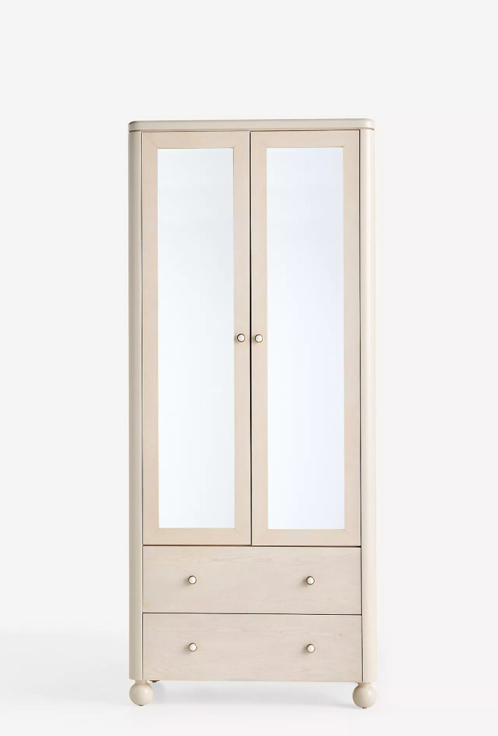 Need more storage but don't want to sacrifice your home's aesthetic? The Tasha Lacquer Armoire combines functional hidden storage with a sleek lacquered finish for a polished, designer-inspired look. Perfect for bedrooms, living rooms, offices, or dressing spaces, this statement armoire helps conceal clothing, linens, accessories, and everyday clutter while making your room feel elevated and organized. 

 #LTKvlog #LTKOver40 #LTKHome