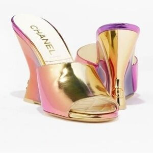 CHANEL MERMAID MULE WEDGES 39.5 | Poshmark