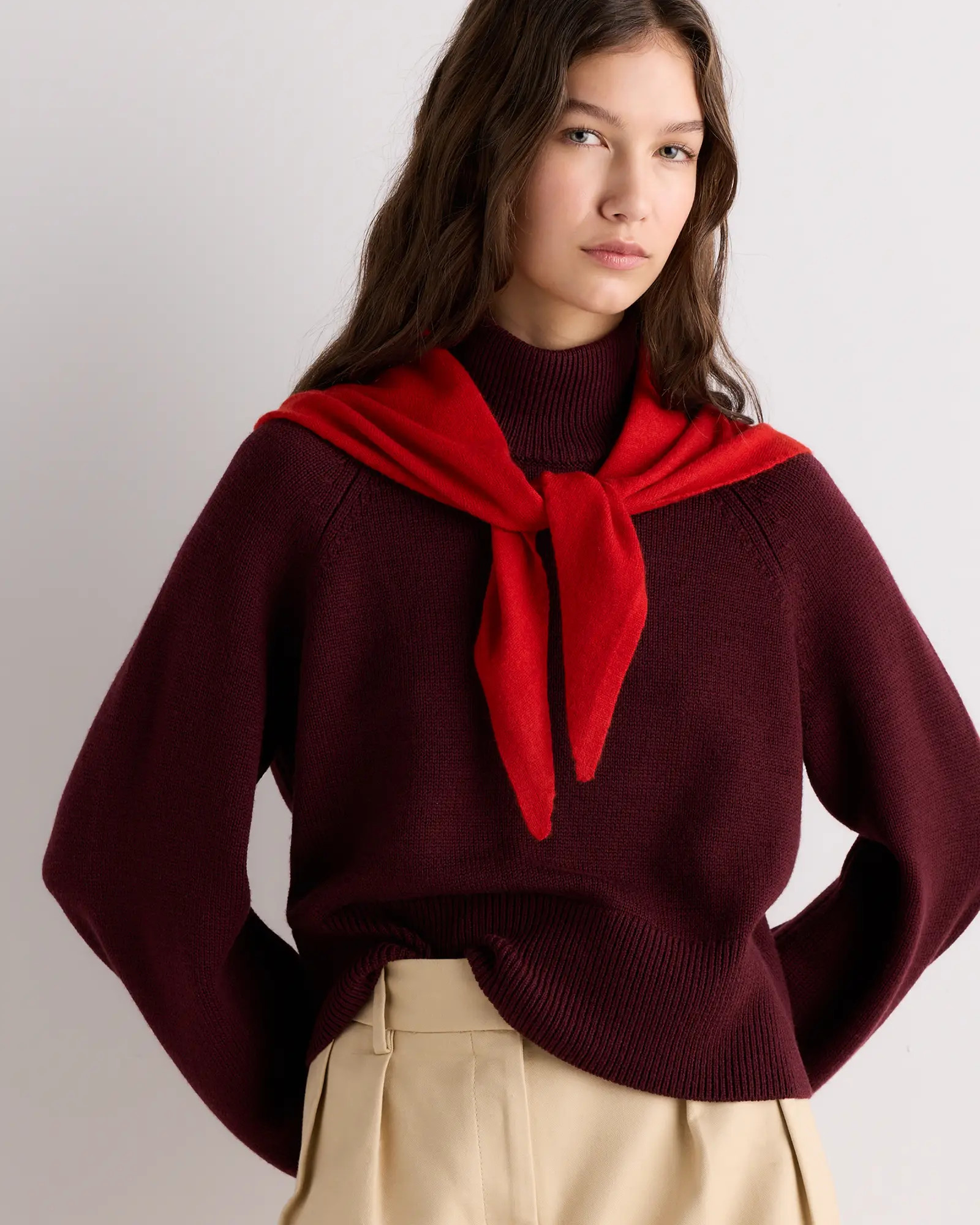 Mongolian Cashmere Triangle Scarf | Quince