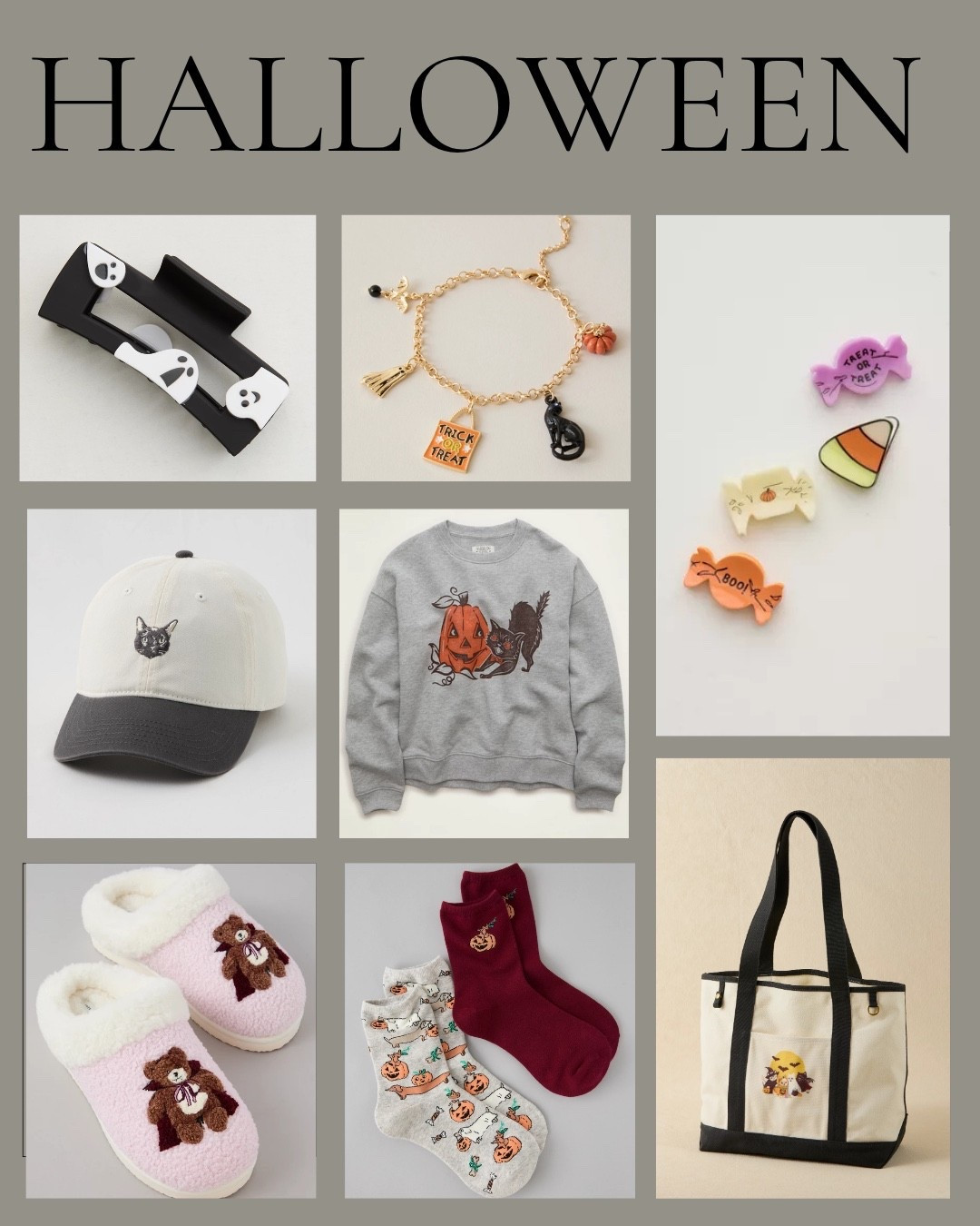 Tiny details that make spooky season outfits even more fun. 🎃 From claw clips and charm bracelets to cozy socks and cute accessories, Aerie and American Eagle are already getting me excited for fall. ✨

Halloween accessories, spooky season, fall style, Aerie finds, American Eagle finds, cozy fall, pumpkin season, fall fashion

#LTKSeasonal #LTKgrwm #LTKdayinmylife