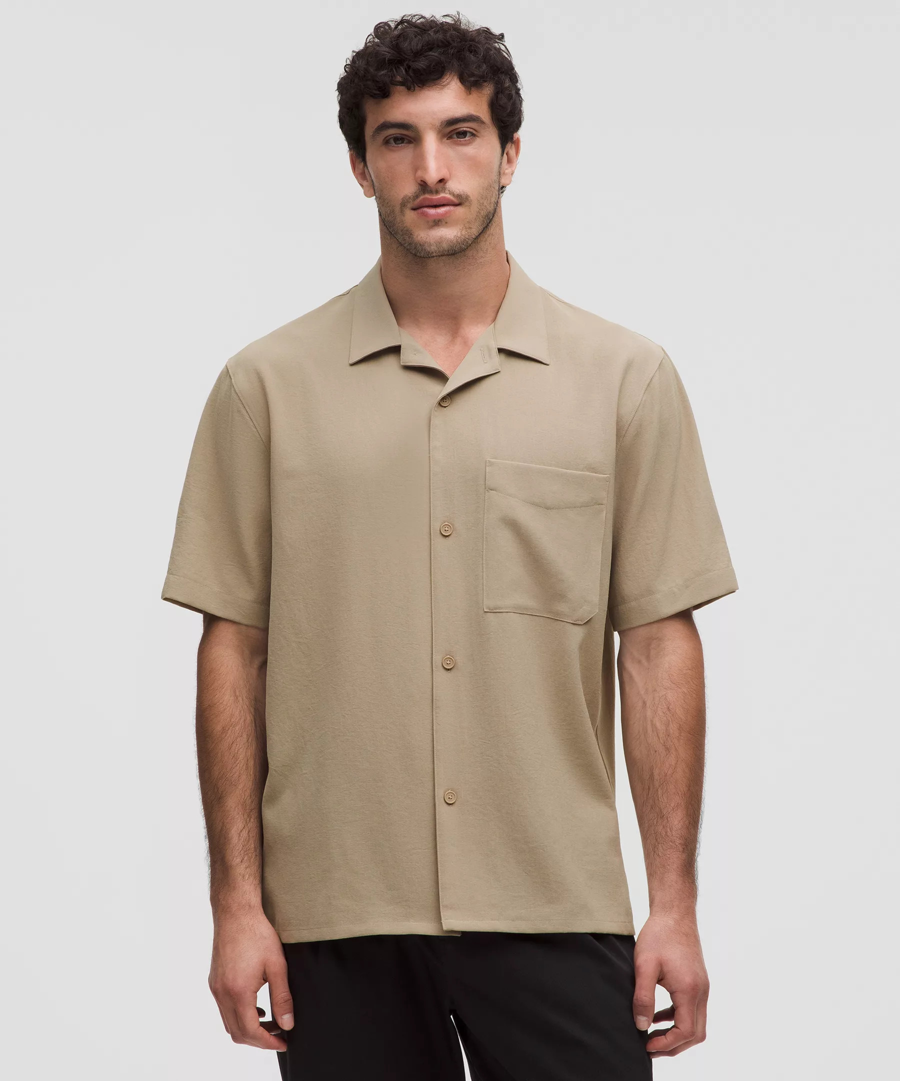 Lightweight Camp Collar Button-Up Shirt | Lululemon (US)