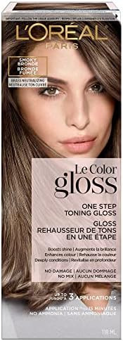 L'Oreal Paris Le Color Gloss One Step In-Shower Toning Hair Gloss, Neutralizes Brass, Conditions ... | Amazon (US)