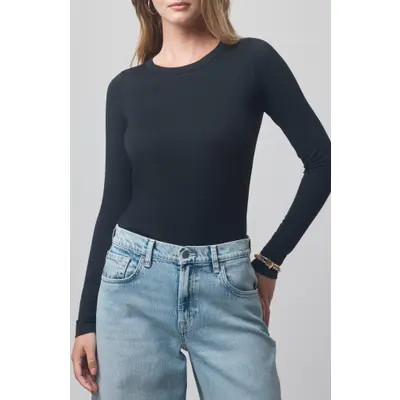 Splendid x @cellajaneblog Long Sleeve Layering T-Shirt in Rosewood at Nordstrom, Size X-Large | Nordstrom