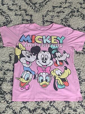 Disney Mickey Mouse And Friends Pink T-Shirt Women's Size S | eBay AU