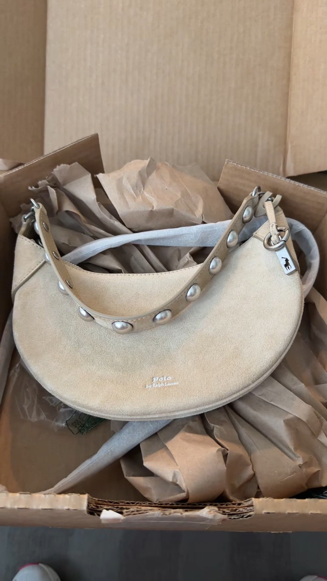 Ralph Lauren polo ID mini 
Ralph Lauren suede purse
Spring purse 

#LTKootd #LTKdayinmylife