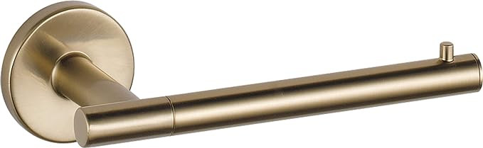 DELTA 75950-CZ Trinsic Toilet Paper Holder, 3.31 x 7.00 x 3.31 Inches, Champagne Bronze | Amazon (US)