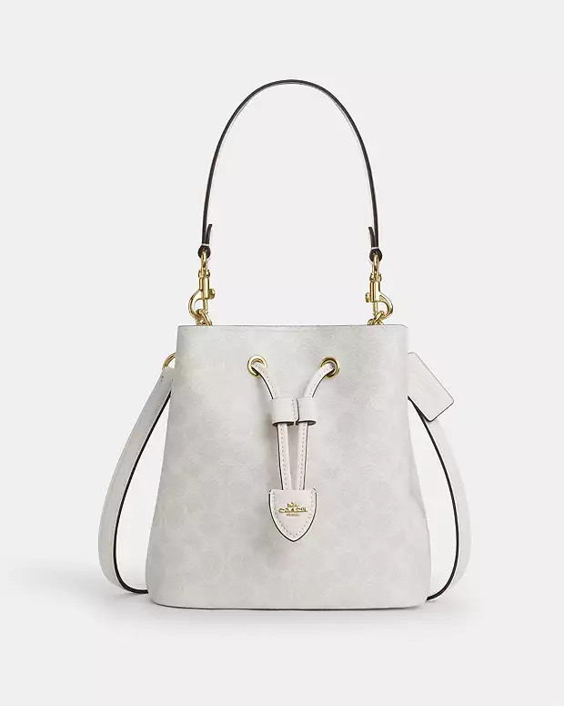Rowan Bucket Bag In Signature Canvas | Coach Outlet US