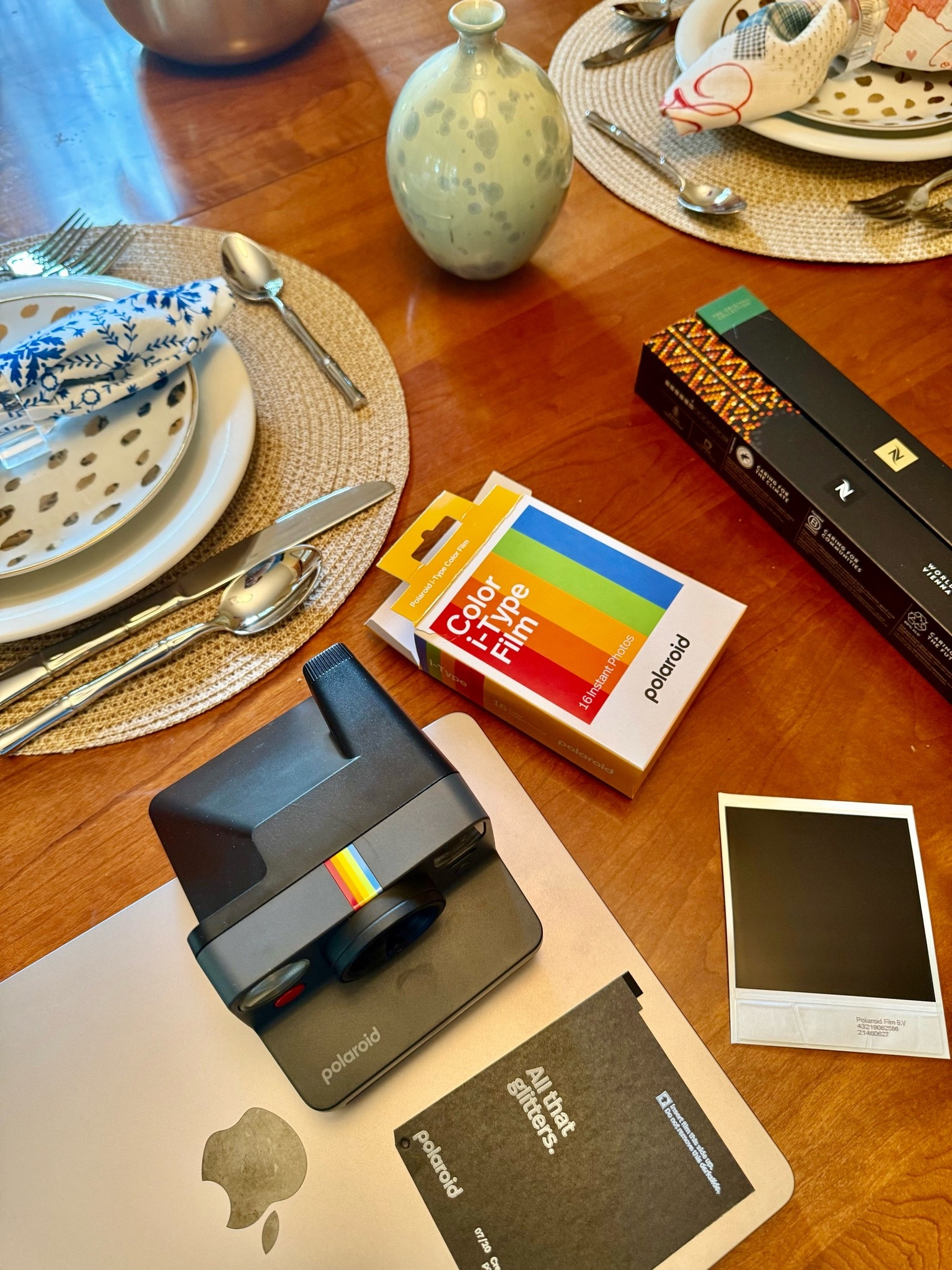 Our dining room table is often filled with the things that fuel our days, coffee, creative pursuits like this Polaroid camera + of course my trusty laptop 😍 I read you are supposed to turn the picture over to wait for it to develop + don’t shake it! Lol! Who knew??!! 😂

#LTKdayinmylife #LTKfoodie #LTKHome