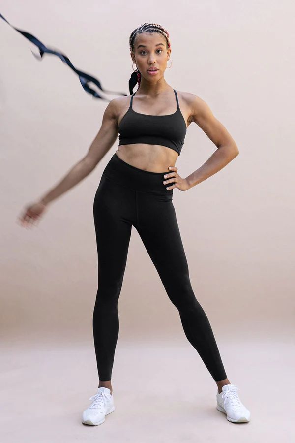 Black FLOAT Seamless High-Rise Legging | Girlfriend Collective