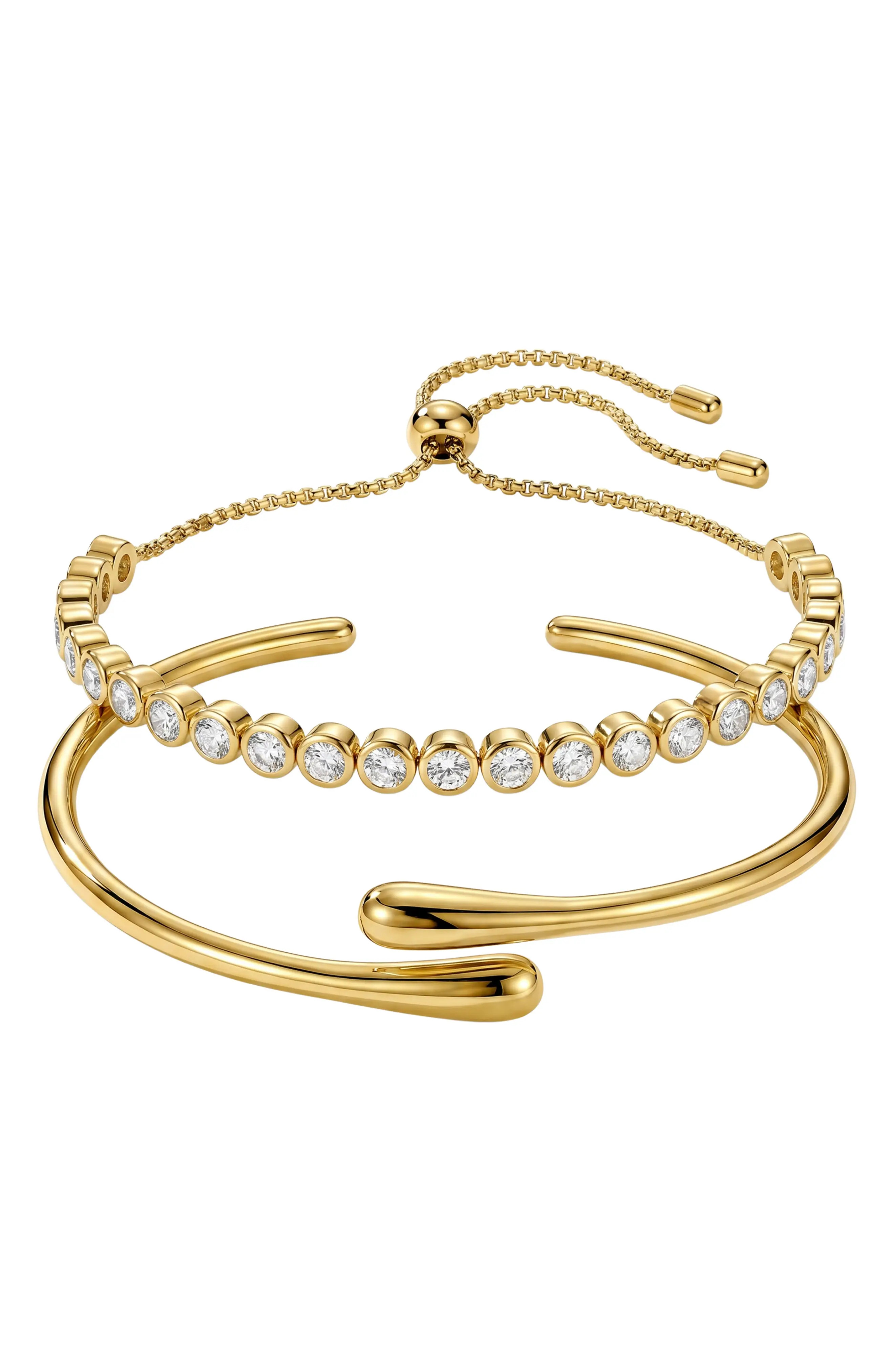 Bezel Tennis Bracelet Set (Women) | Nordstrom | Nordstrom