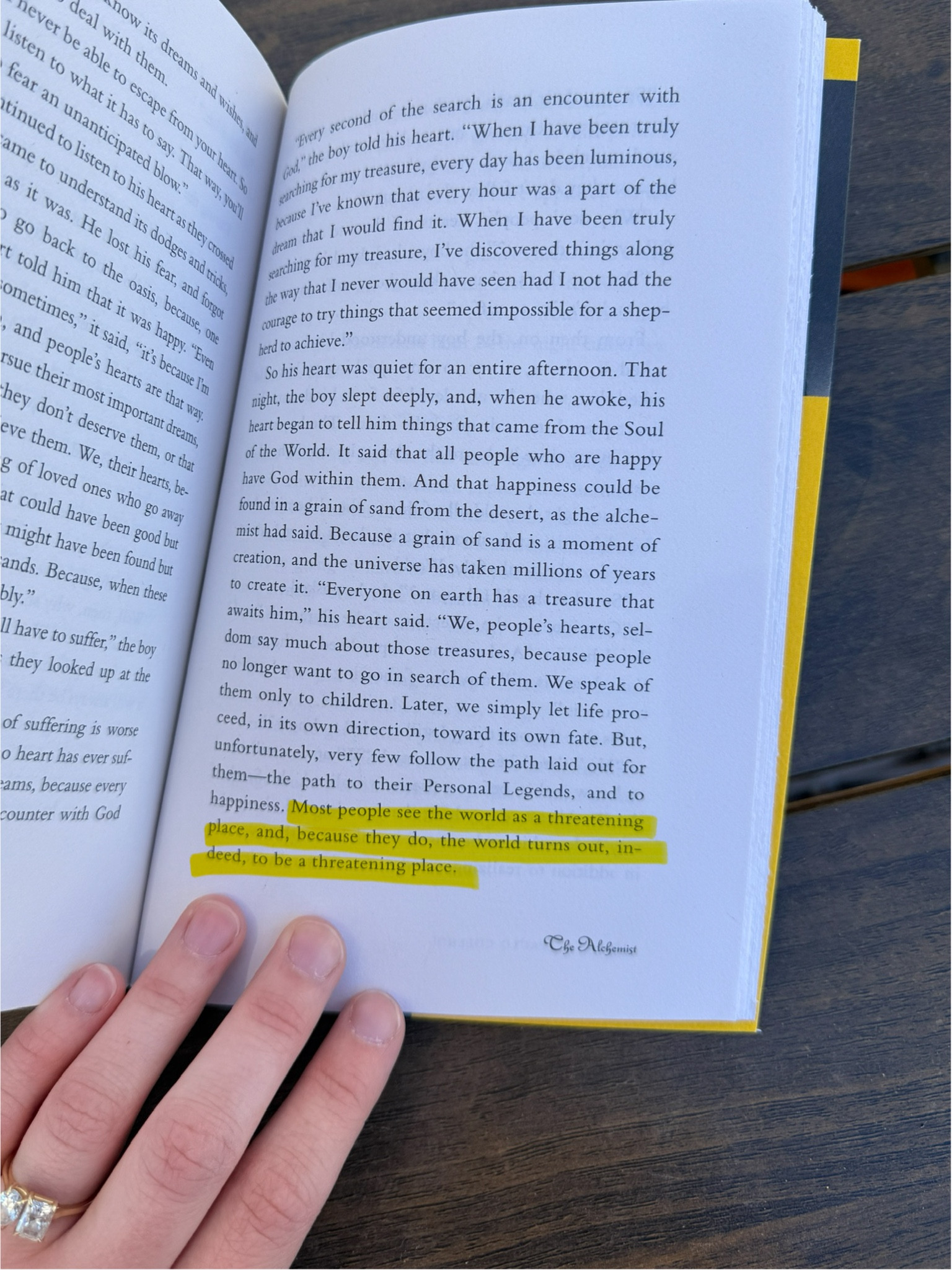 The Alchemist ✨ A timeless classic about purpose, destiny, courage, and learning to trust the journey. One of those books that completely changes depending on what season of life you read it in 📖🌙
As someone studying to become a teacher, I also think this would be such a great book to teach because there are so many meaningful themes students can connect to — following your dreams, perseverance, fear of failure, identity, fate vs. free will, and personal growth. It’s the kind of story that naturally creates deeper discussions and reflection.
Perfect for book clubs, classroom discussions, and anyone wanting an inspiring, thought-provoking classic.
#thealchemist #bookclubbooks #classicliterature #teachingbooks #englishteacher #booktok #bookrecommendations #literarythemes #currentlyreading #classroomreads #readersofinstagram #teacherlife #bookclubpick #cozyreading #ltkhome

#LTKdayinmylife #LTKSaleAlert #LTKHome