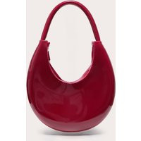 Burgundy Patent Pu Round Shoulder Bag | PrettyLittleThing UK