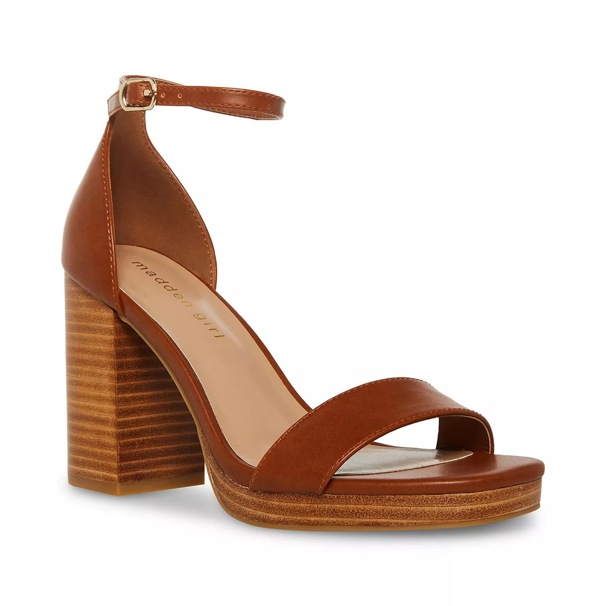 madden girl Dawny Whiskey Women's Block Heel Dress Sandals | Kohl's