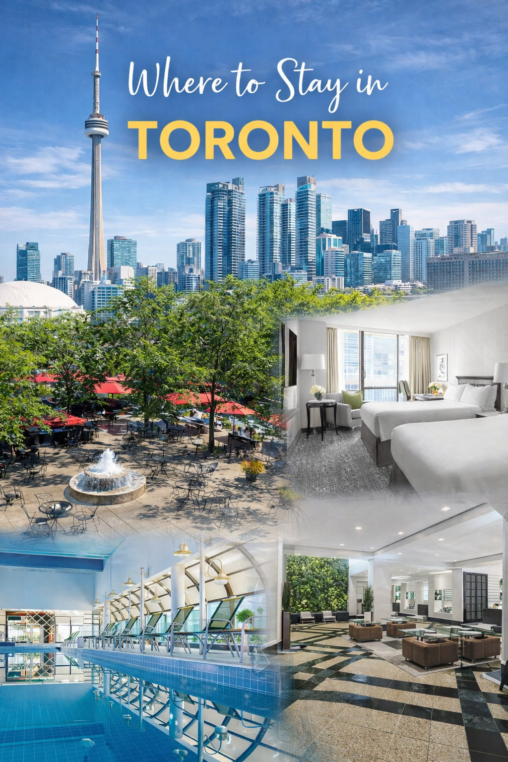Where to Stay in Toronto: Best Downtown Toronto Hotel Near CN Tower

Looking for the best place to stay in Toronto? This downtown Toronto hotel offers skyline views, a modern indoor pool, spacious guest rooms, and easy access to the CN Tower, Harbourfront, Rogers Centre, and top Toronto attractions.

Perfect for a weekend getaway, girls trip, family vacation, or romantic city escape. Save this Toronto hotel for your next Canada travel itinerary!

#WhereToStayInToronto #TorontoTravelGuide #BestTorontoHotel #DowntownTorontoHotel #TorontoVacation #CNtower #CanadaTravelIdeas #TorontoTrip #TravelInspiration 

 