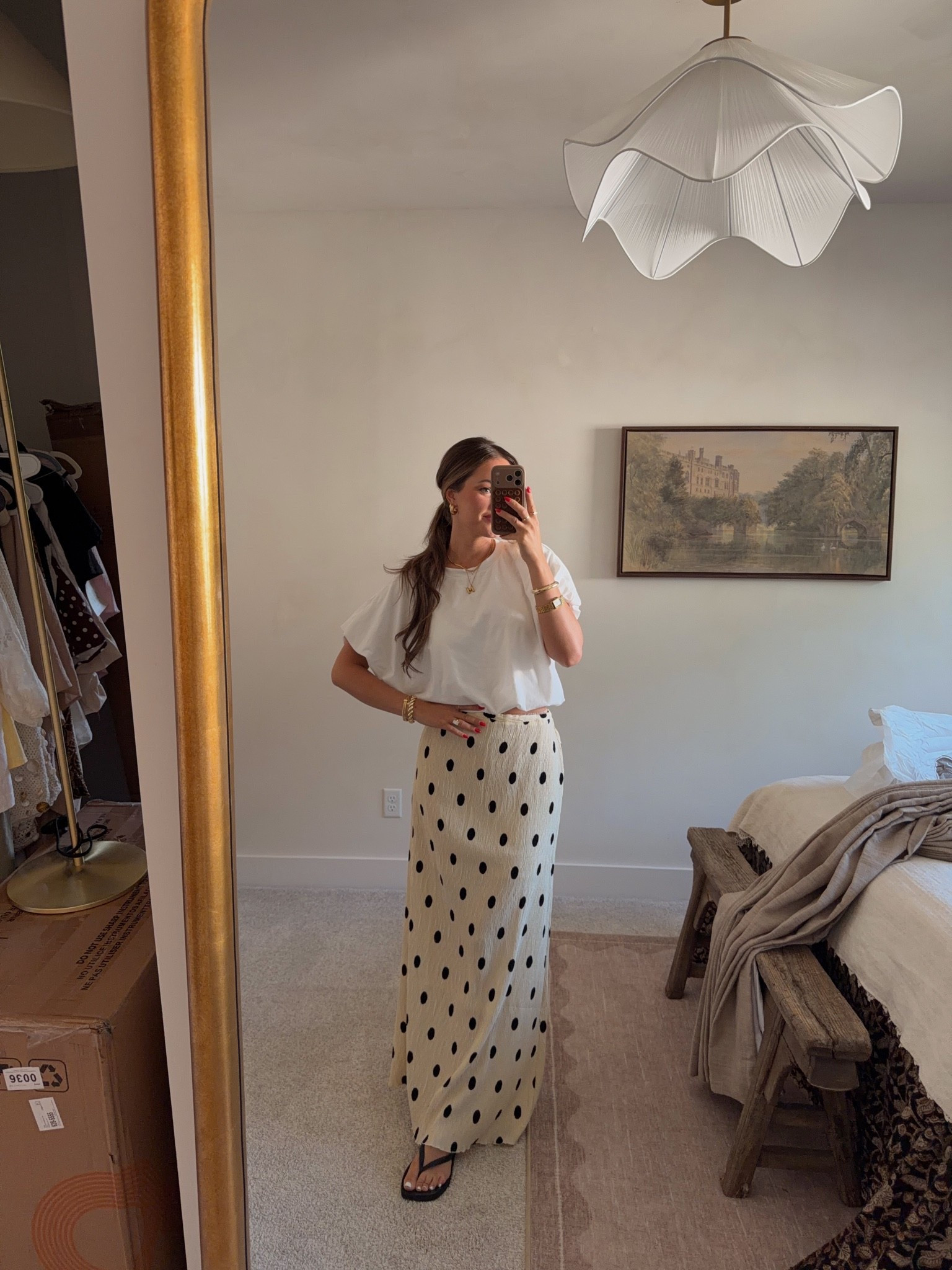 Church outfit! I’m in size S in the amazon tee & size S in the polka dot skirt but could have done an XS! I recommend sizing down one!

#LTKootd #LTKgrwm #LTKSeasonal