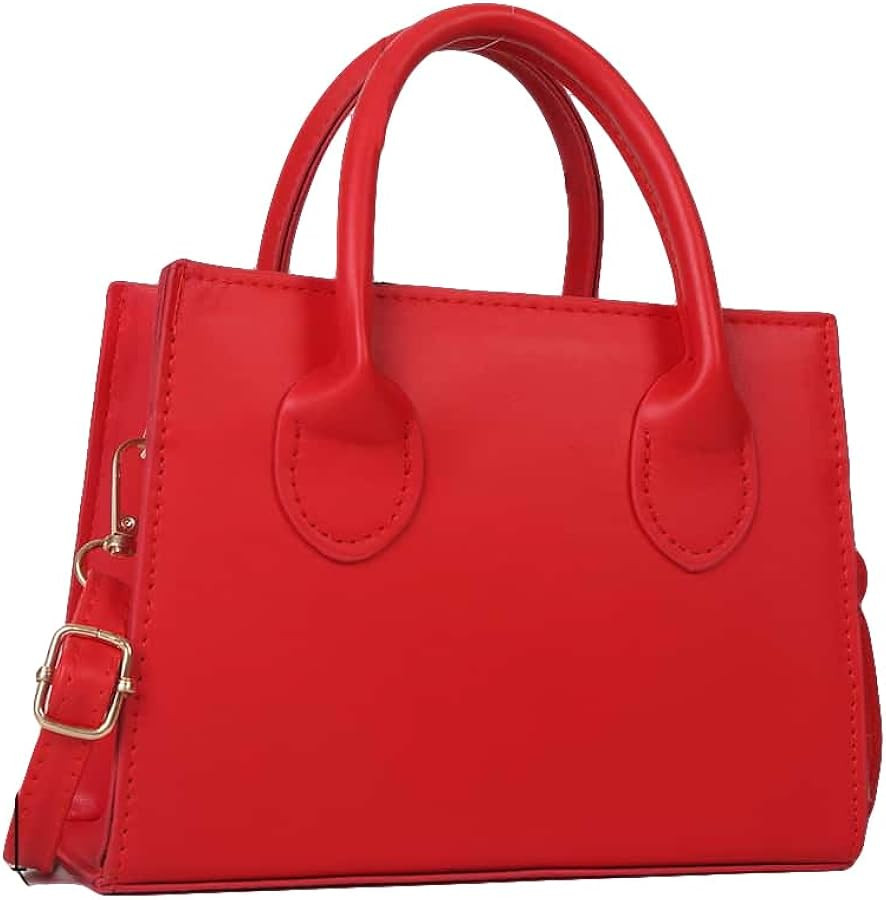 GORGLITTER Women's Small Crossbody Purse Double Handle Satchel Shoulder Bag Crossbody Square Bag ... | Amazon (US)