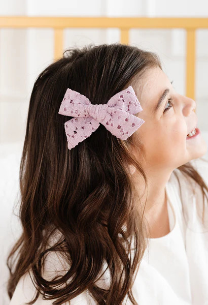 Faded Lilac Vintage Lace Poppy | Little Poppy Co