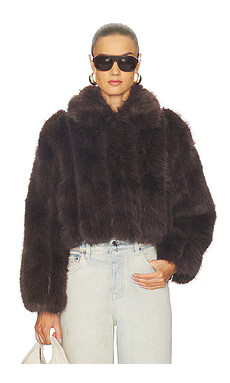 Line & Dot Jax Jacket in Dark Brown from Revolve.com | Revolve Clothing (Global)