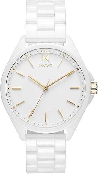 MVMT Coronada Ceramic Women’s Wristwatch - Analog Watch for Women - Water-Resistant 3 ATM/30 Me... | Amazon (US)