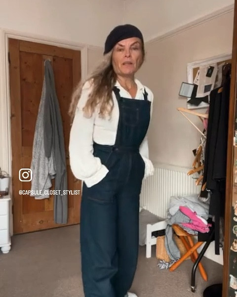 Retro 1940’s inspired landgirl vibes. #denimoveralls #denimdungarees #1940’sblouse #seamstressofbloomsbury #freddiesofpinewood

#LTKover50style #LTKstyletip #LTKuk