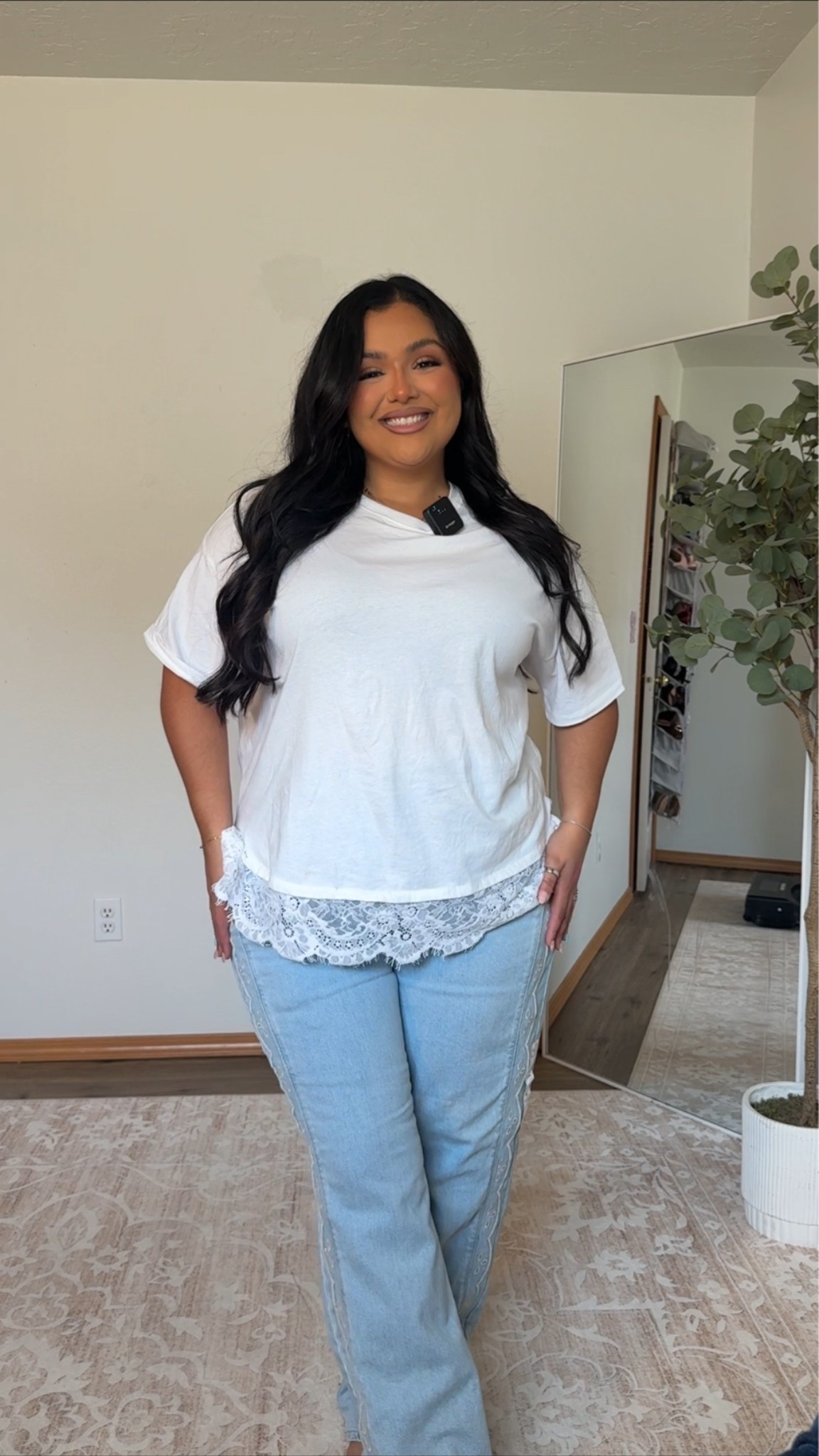 Wearing size 18 in this denim - lots of good stretch in this style!

#LTKPlusSize