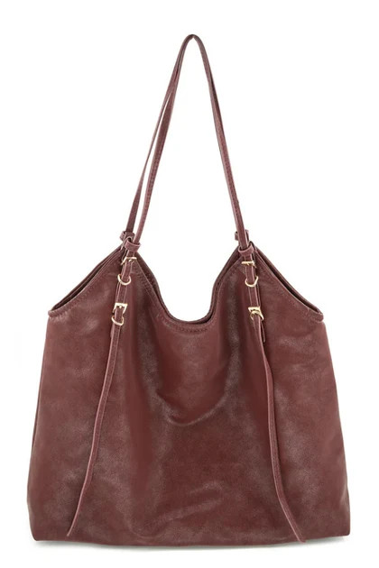Abby Burgundy Tote Bag | The Willow Tree