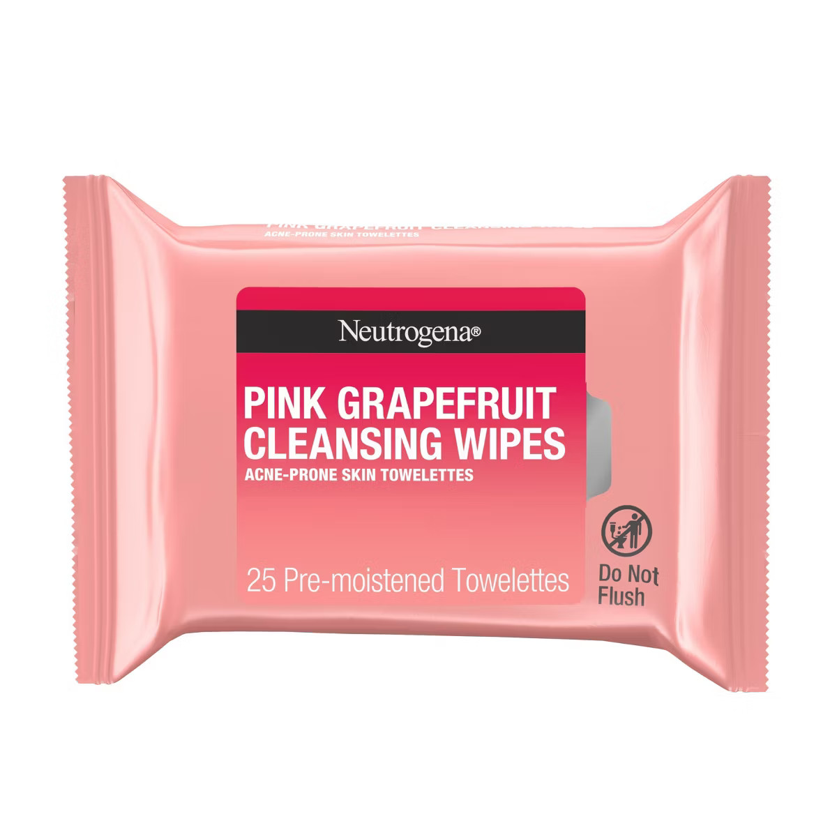 Neutrogena Oil-Free Facial Cleansing Makeup Wipes with Pink Grapefruit - 25ct | Target