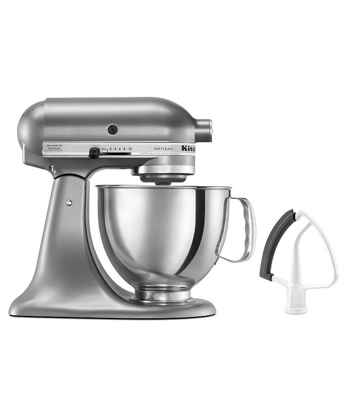 KitchenAid Artisan Series 5-Quart Tilt-Head Stand Mixer with Flex Edge Beater Bundle Set KSM150FE... | Macys (US)