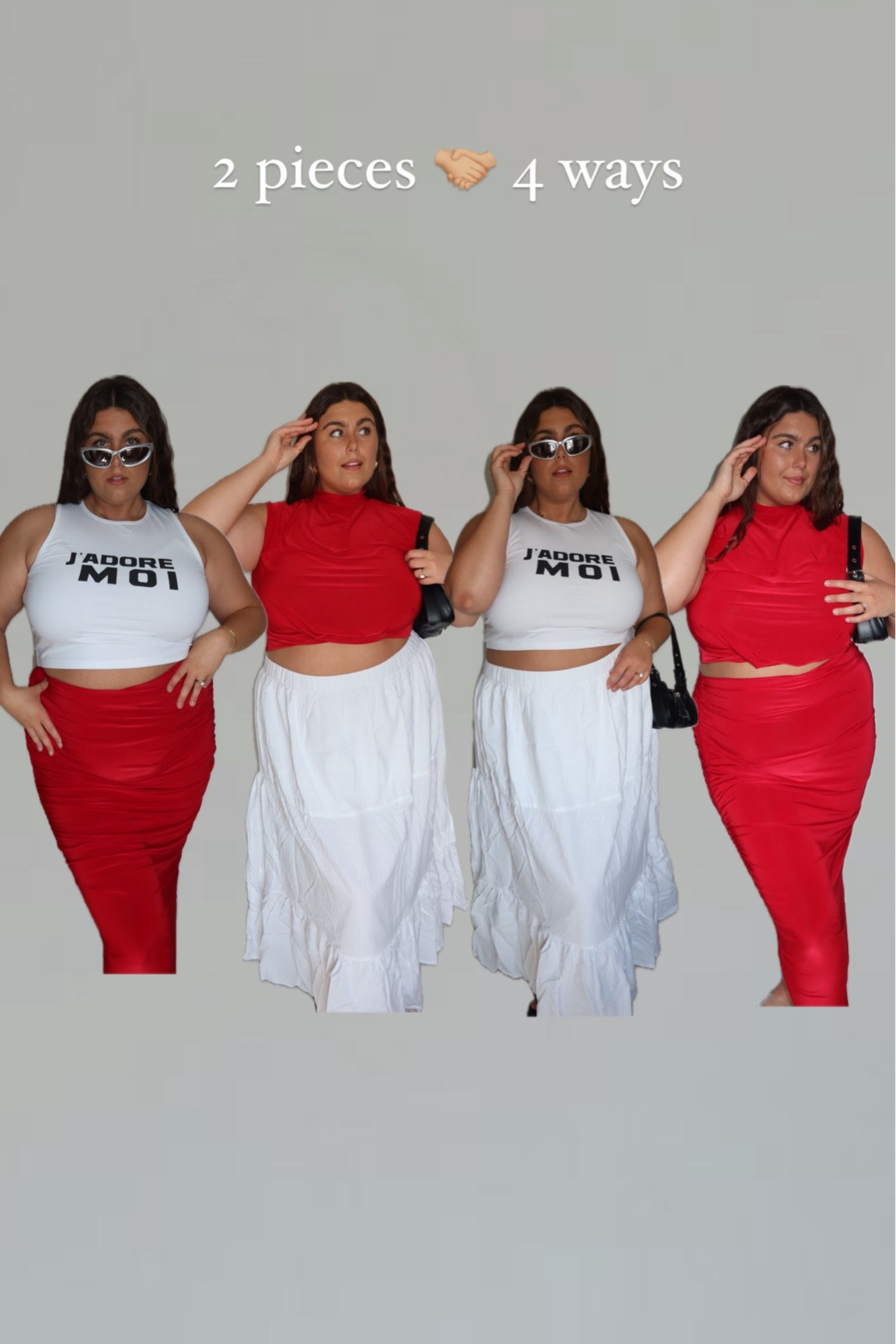 4 staple pieces styled 4 ways
I’m wearing a size 18 in everything. 
(If you need to see these outfits live my IG is Kaylee.slagus) I’m 5’11 / size 16/18 / 200lbs+

#LTKStyleTip #LTKPlusSize #LTKMidsize