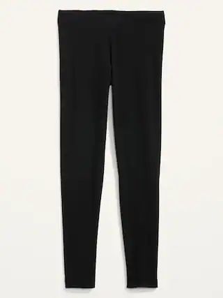 High Waisted Jersey Ankle Leggings For Women | Old Navy (US)