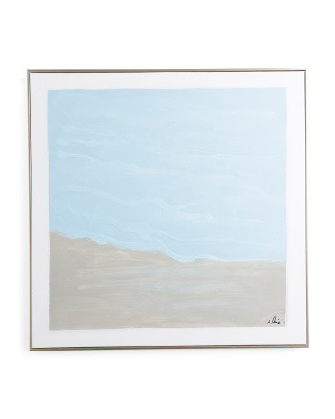 30x30 Cool Plaster Beach Wall Art | TJ Maxx