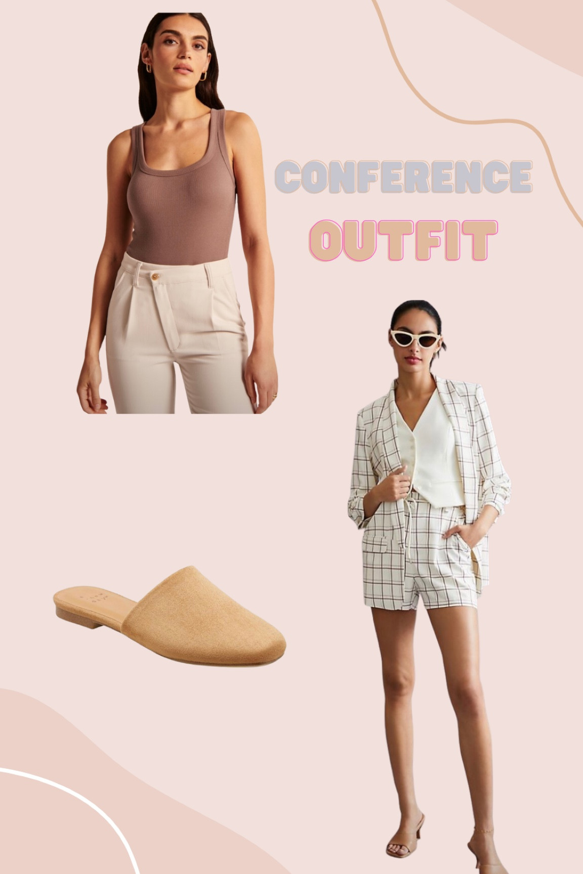 Todays conference look, this blazer set is 10/10 and one of my favorites! Wearing a small since it’s oversized. #anthropologie #anthro #LTKfashion