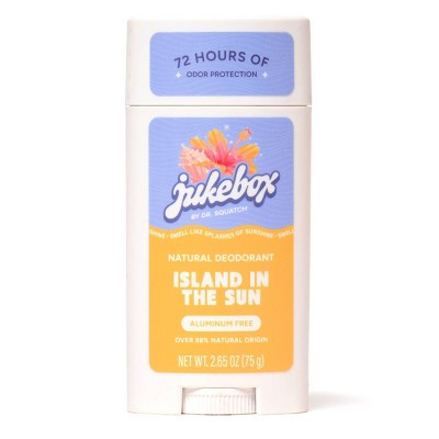 Jukebox Deodorant - Island - 2.65oz: Under Arm, Solid, Antiperspirant | Target