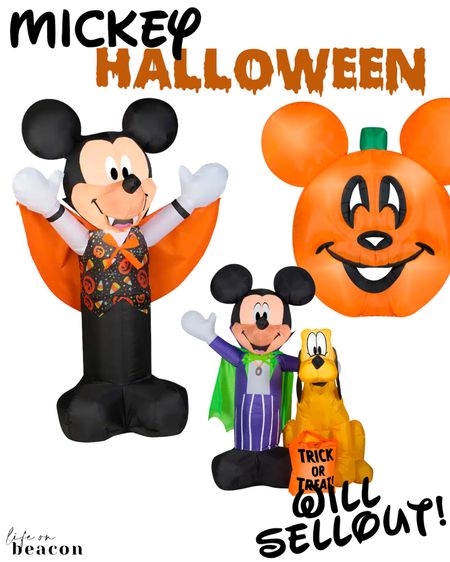 These Halloween Disney Inflatables WILL sellout before October. Grab them now before they’re marked up on eBay! 

Disney / Mickey Mouse / Halloween / Pumpkins 

#LTKhome #LTKSeasonal #LTKunder50
