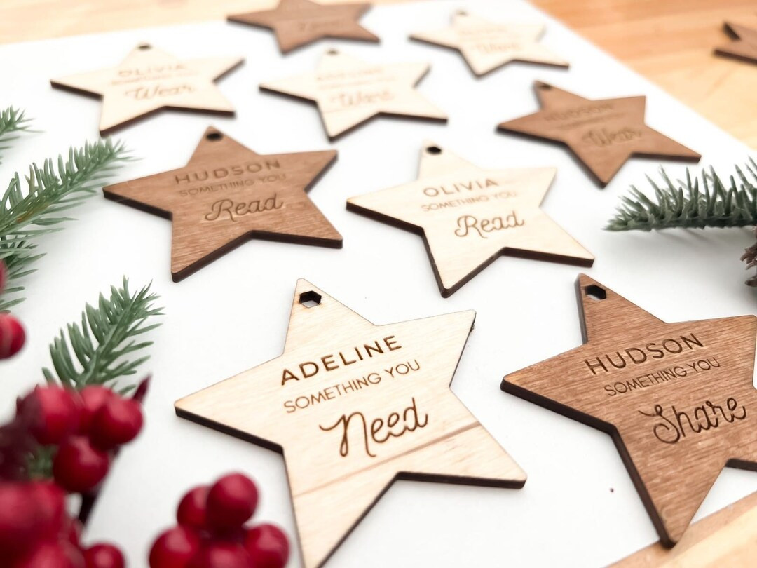 Personalized Something You Want Gift Tags, Christmas Gift Tags, Holiday Gift Tags, Want Need Wear... | Etsy (US)