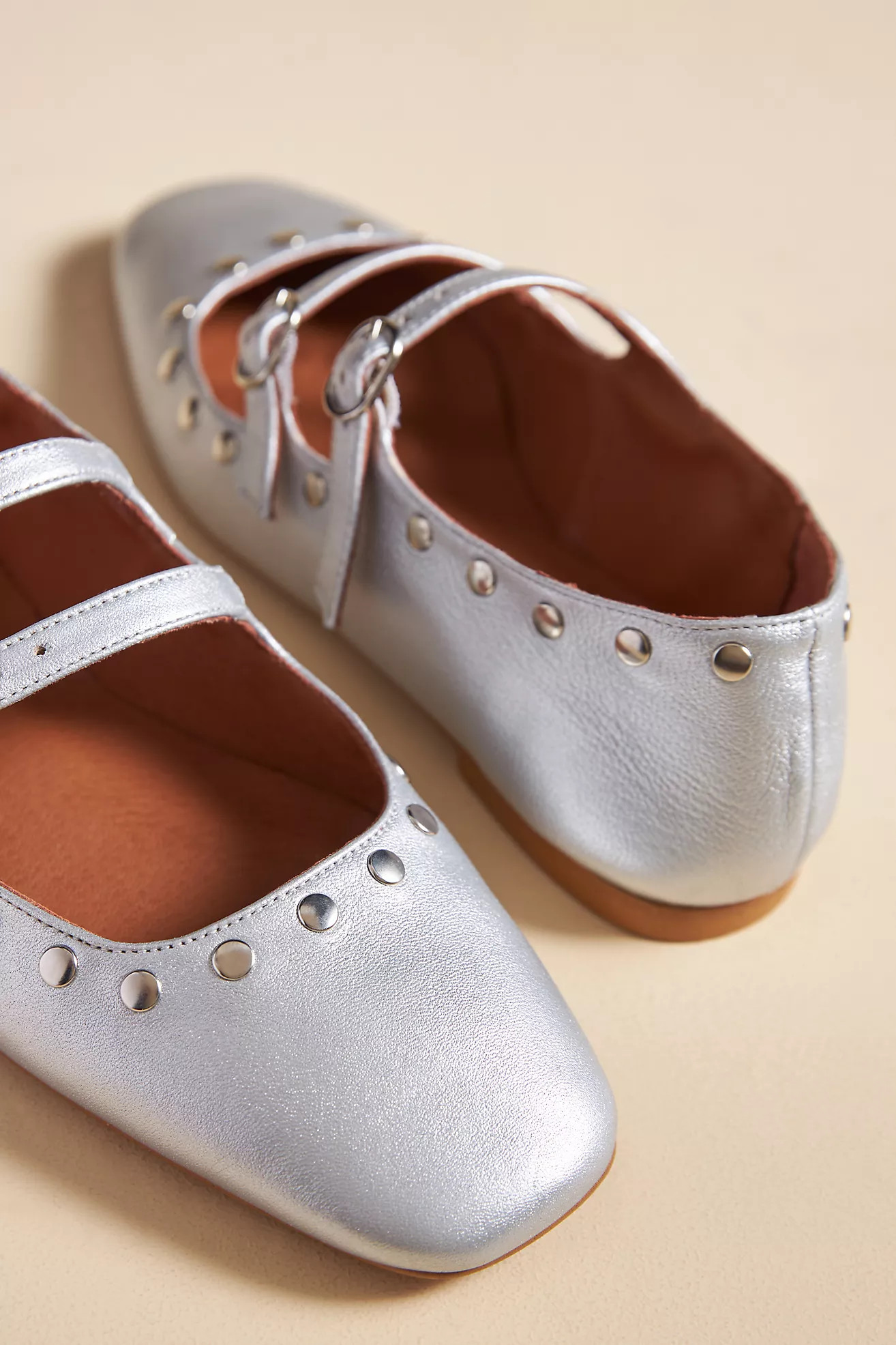 By Anthropologie Studded Mary Jane Flats | Anthropologie (US)