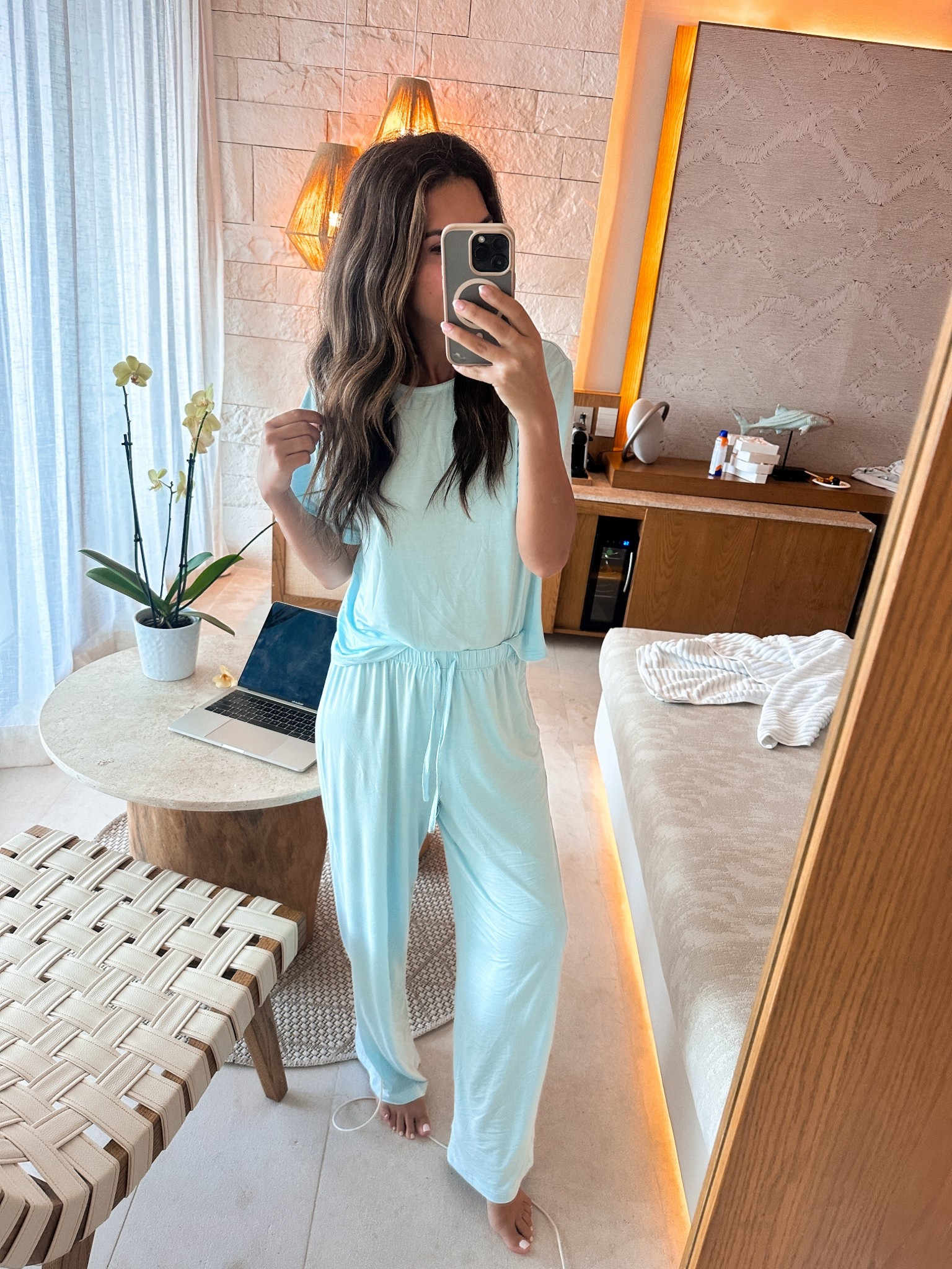 New favorite pjs ! So lightweight, soft and comfy! Need all the colors. Fit TTS wearing size small  

#LTKTravel #LTKFindsUnder50