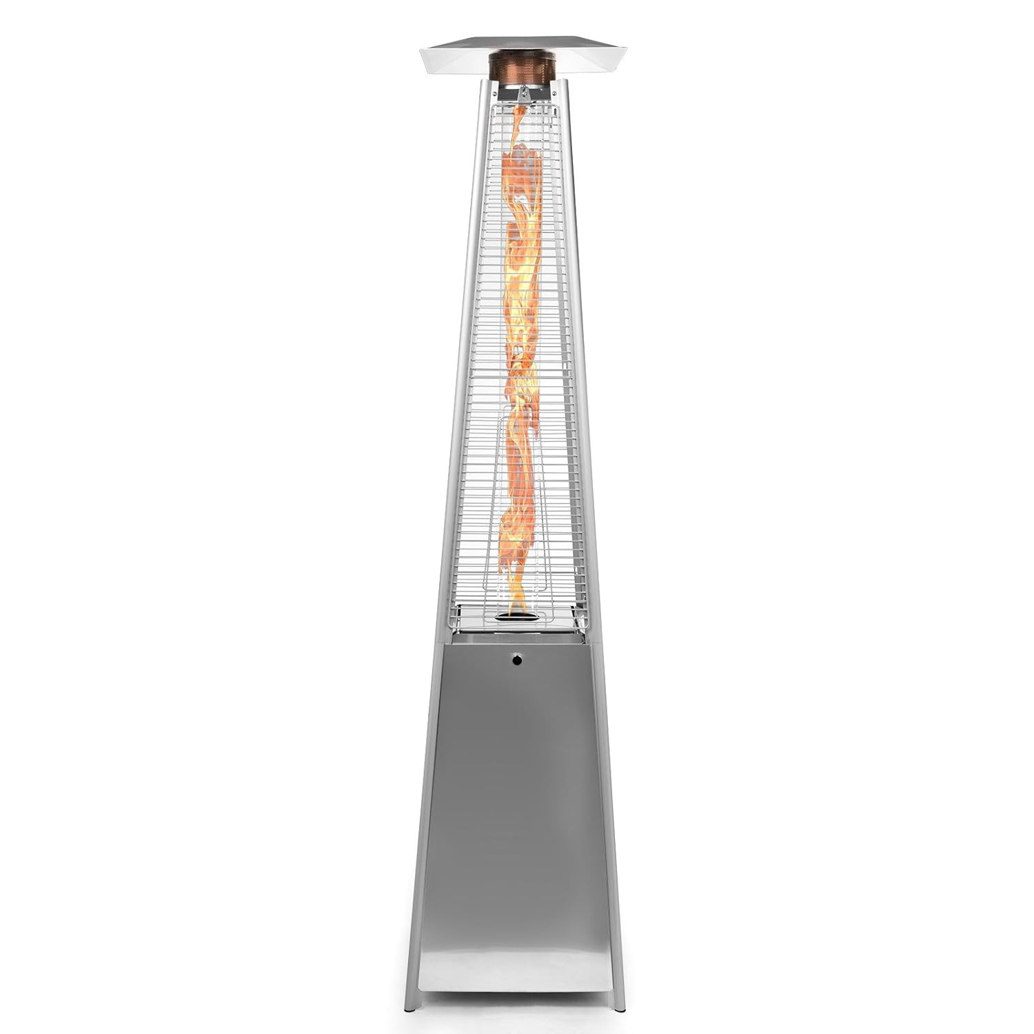 Thermo Tiki Deluxe Propane Outdoor Patio Heater - Pyramid Style w/Dancing Flame (Floor Standing) ... | Amazon (US)