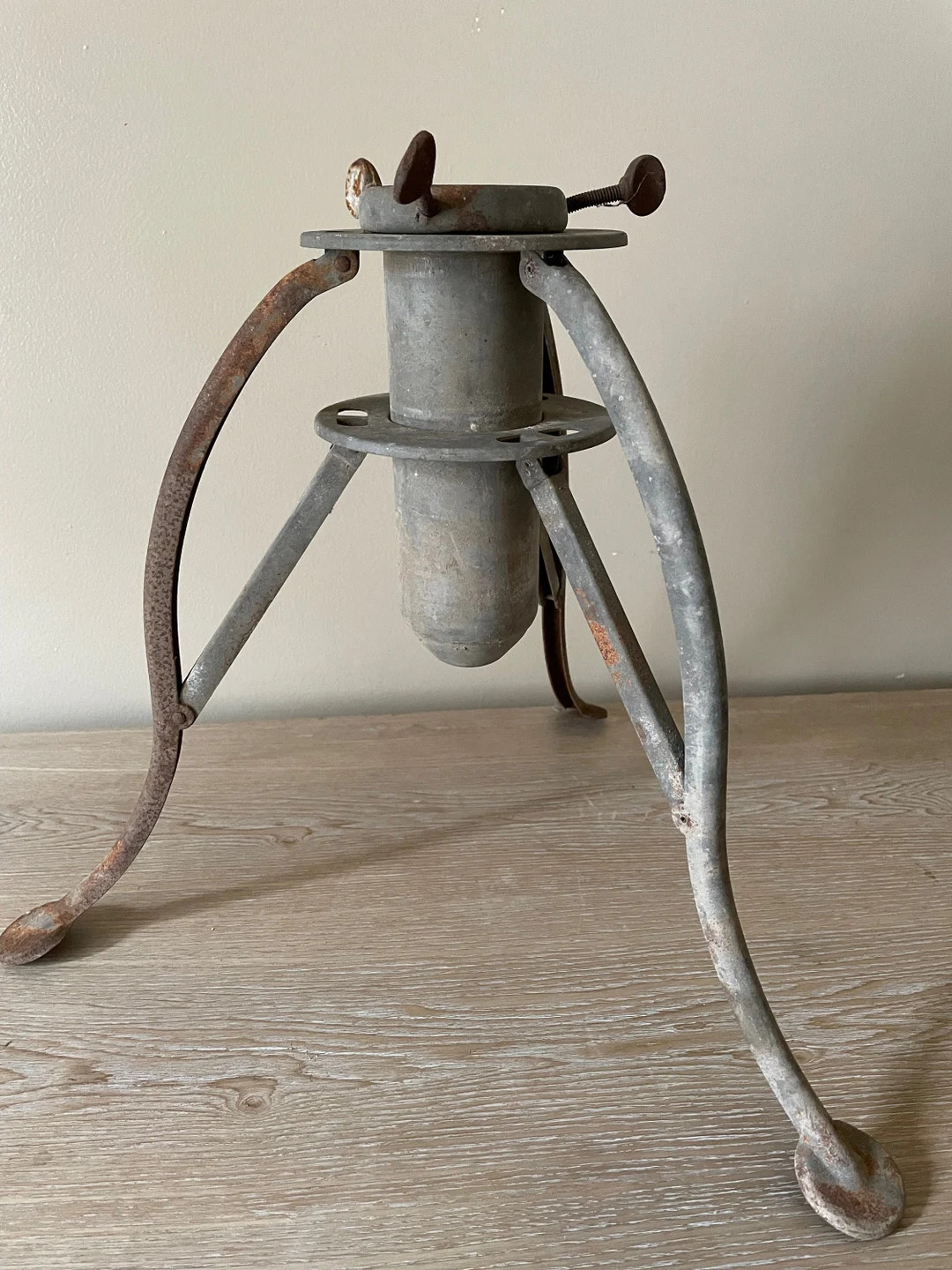 vintage metal tree stand, Christmas tree stand,Christmas tree holder, tripod tree stand, Fresh cu... | Etsy (US)