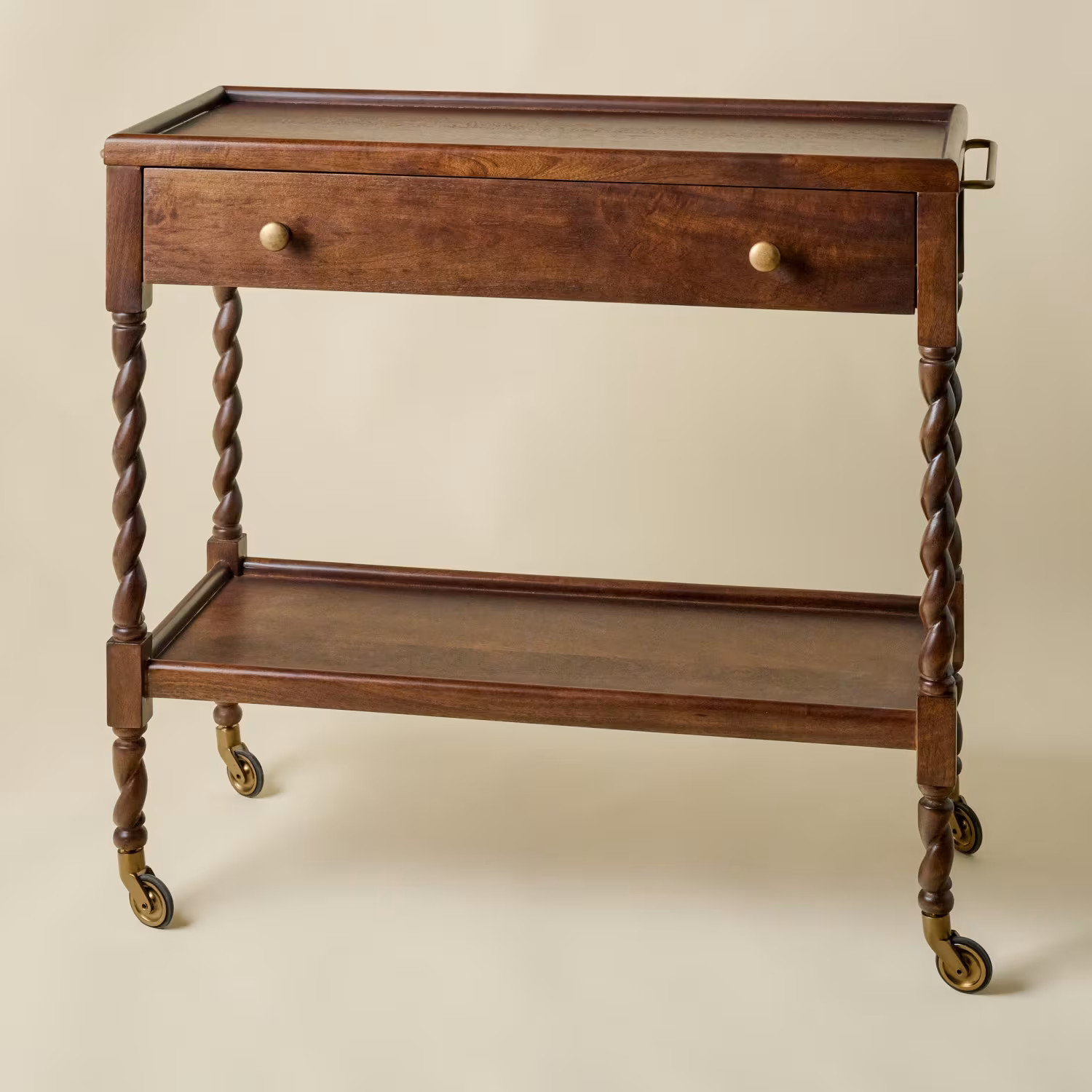 Barley Twist Bar Cart | Magnolia