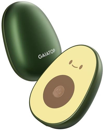 Gaiatop Hand Warmers Rechargeable 2 Pack, Magnetic 3 Settings Fast Heating Avocados Shape, Electric Portable Pocket Heater, Reusable Hot Hands Gifts for Women Men Outdoor Camping Hunting Golf | Amazon (US)