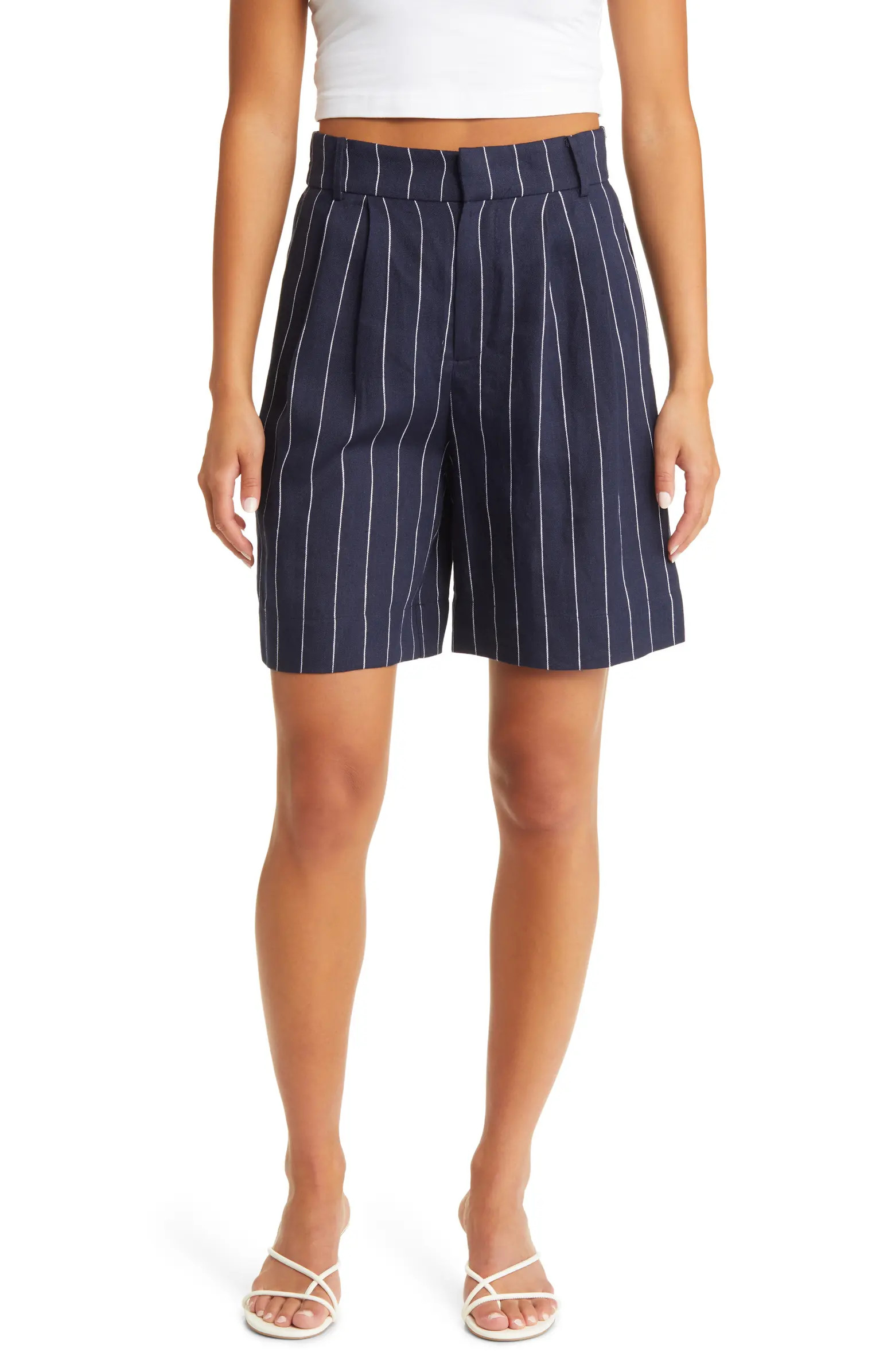 Frances Linen Suit Shorts | Nordstrom