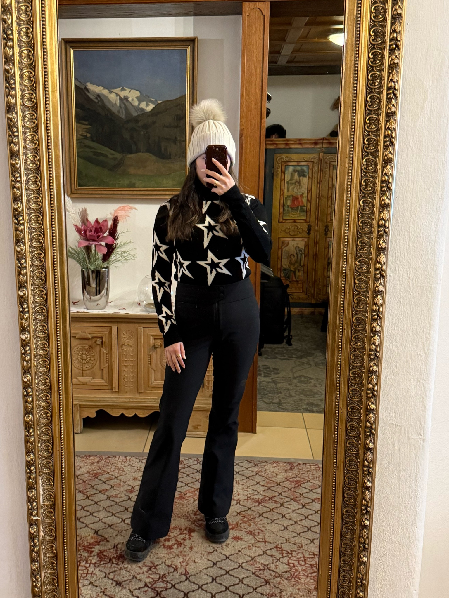 Ski ootd 🖤🌟🎿