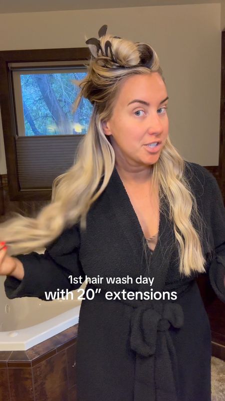 First hair wash day with my 20” extensions. 

Linking all the products here 💆🏼‍♀️

#LTKBeauty #LTKStyleTip #LTKVideo