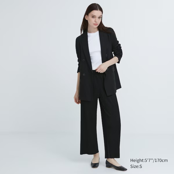Pleated Straight Pants | UNIQLO (US)
