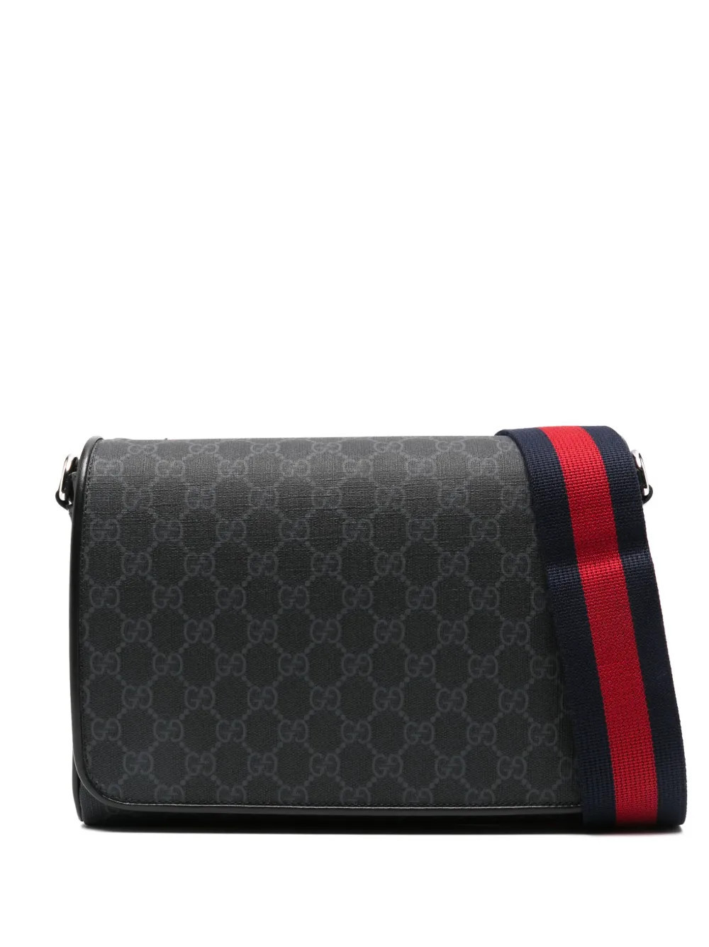 Gucci mini GG Super crossbody bag - Black | Farfetch Global