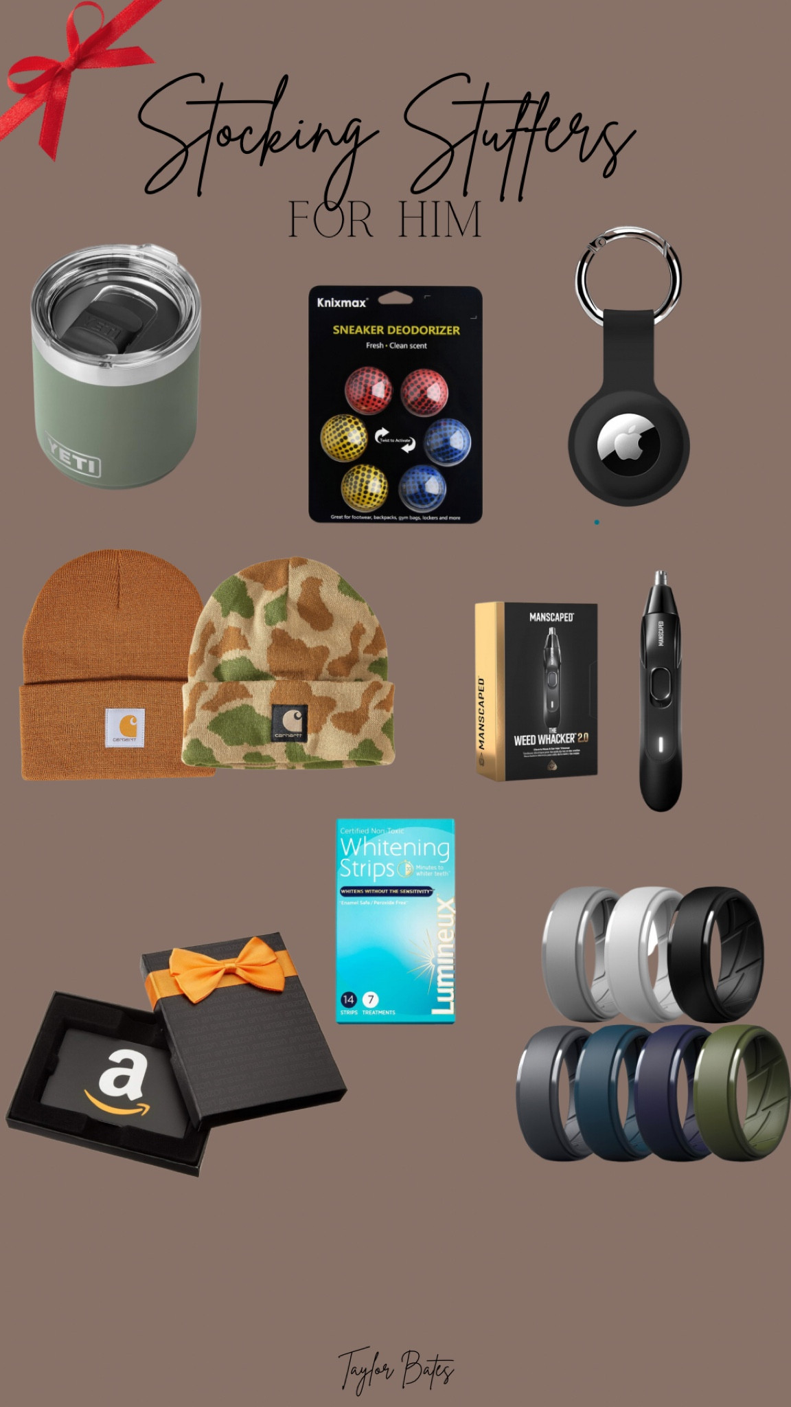 Stocking Stuffers for Him - Gift Guide 

Gift guide for him - stocking stuffers - husband - boyfriend - dad - man - holiday - gifts - Christmas - presents - affordable - Amazon 

#LTKGiftGuide #LTKHoliday #LTKSeasonal