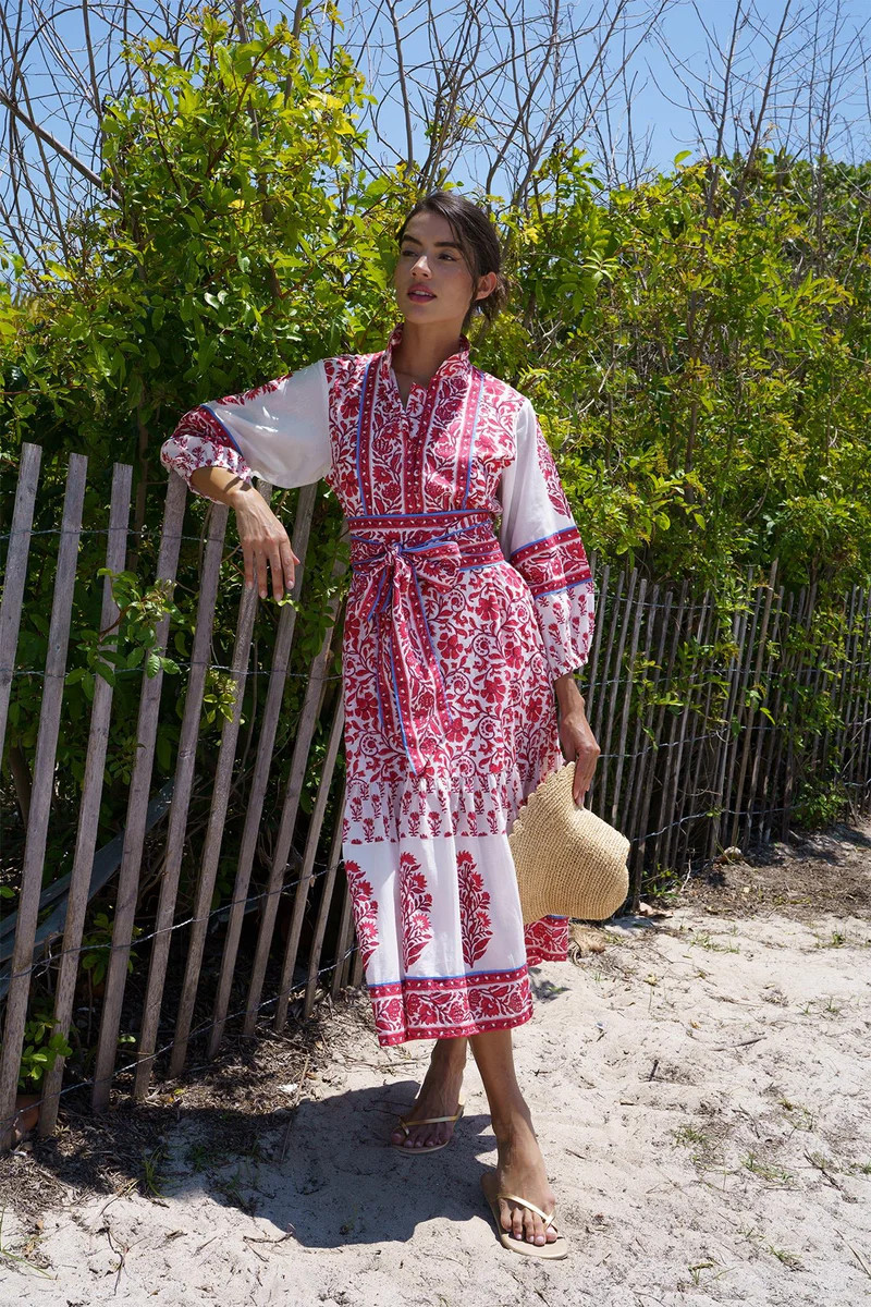 SUE SARTOR Flounce | Cherry Victorian Frieze | SUE SARTOR