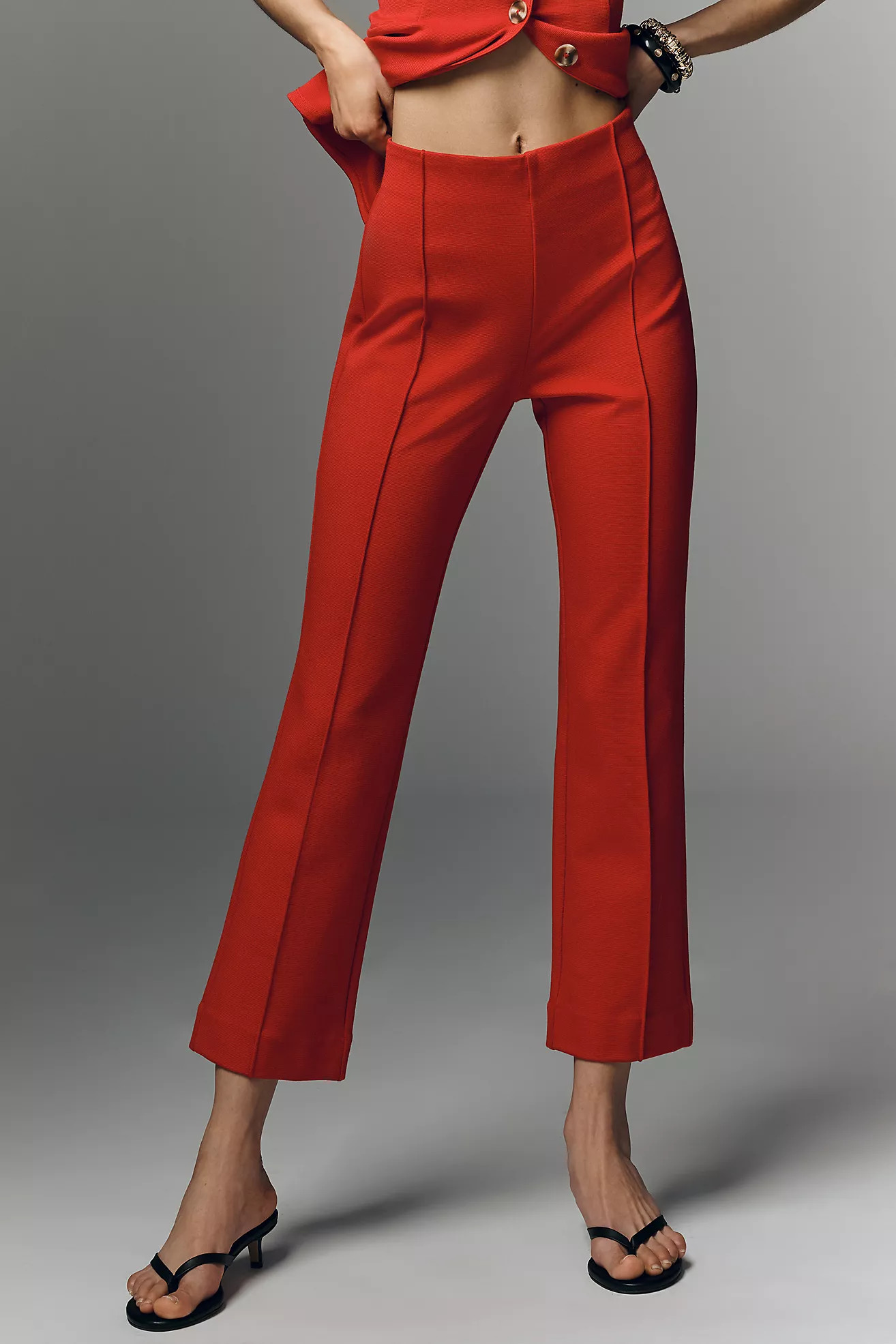 The Poppy Kick-Flare Pull-On Pants by Maeve | Anthropologie (US)