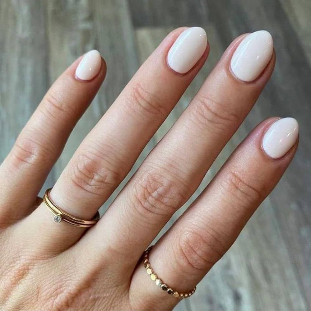 Modelones 30Pcs Press on Nails, Short Almond Fake Nails, Reusable Nail Kit with Nail Glue Adhesiv... | Amazon (US)